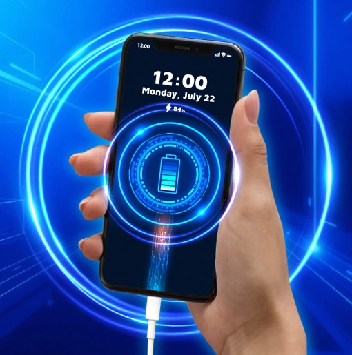 3D Battery Charging Effect