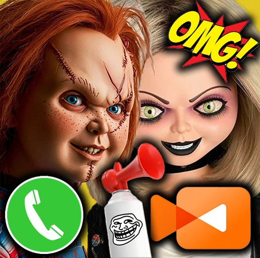 Chucky video Fake calling call