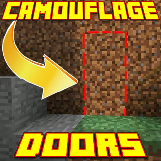 Mod Pintu Kamuflase untuk MCPE