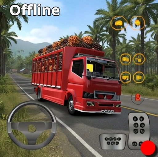 Truck Oleng Canter Offline