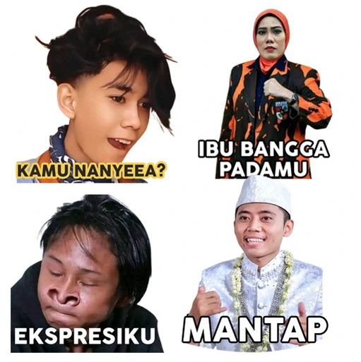 Stiker WA Lucu Ngakak Ambyar