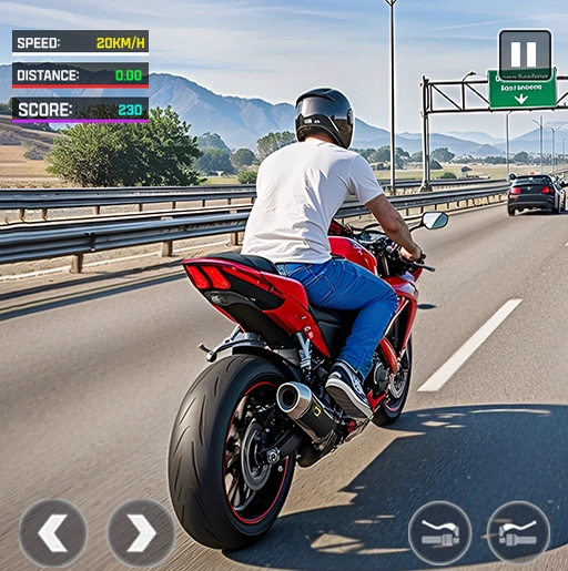 mengemudi sepeda dunia terbuka