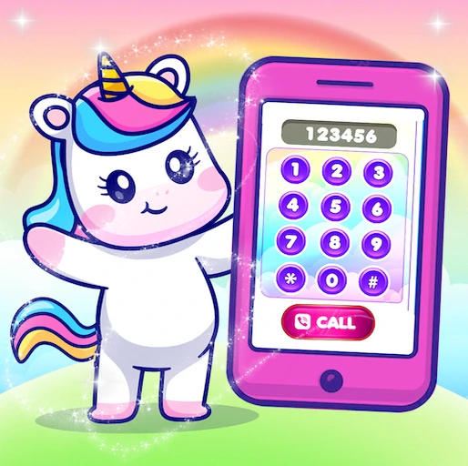 Bayi Unicorn Telepon Anak-Anak