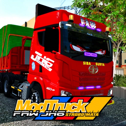 Mod Truck FAW JH6 Strobo Mata