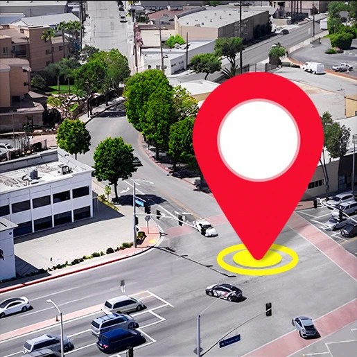 Peta bumi satelit GPS