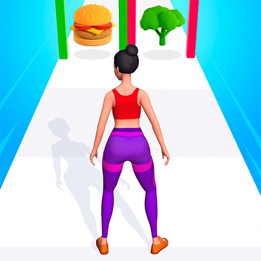 Twerk Race 3D — permainan lari