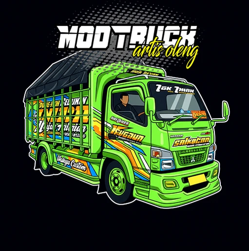 Mod Truck Artis Oleng