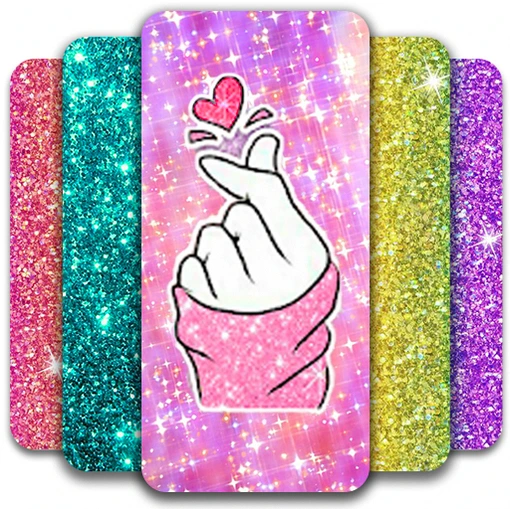 Glitter Wallpaper: Theme, Icon