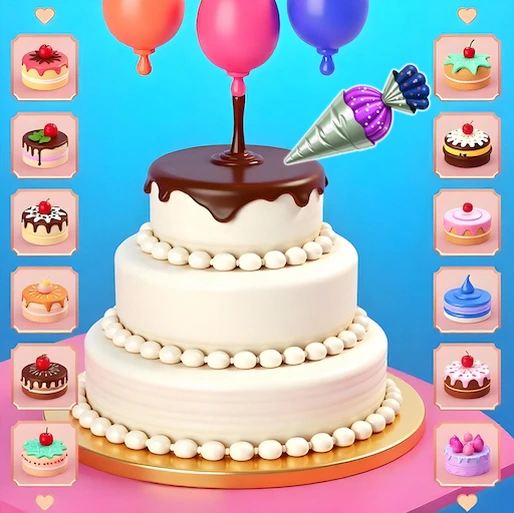 Pembuat Kue Anak Memasak Roti