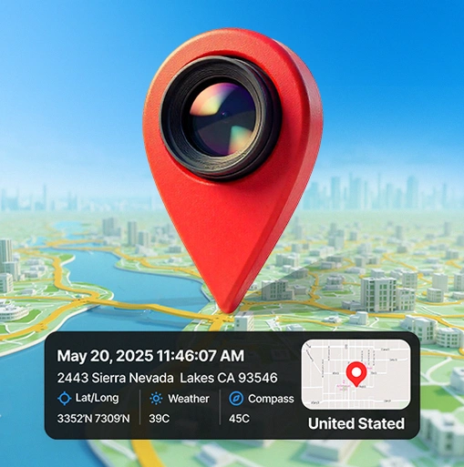 Map Camera : Geotag Photos