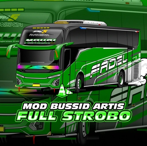 Mod Bussid Artis Full Strobo