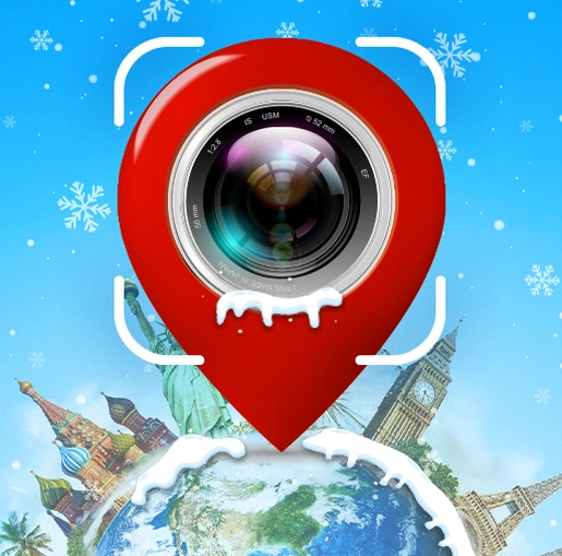 Kamera peta GPS Lokasi