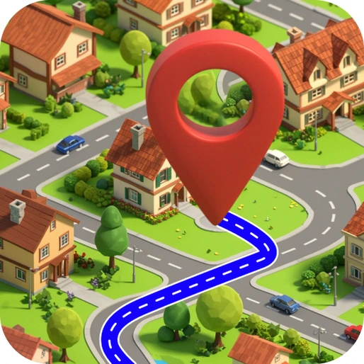 GPS Navigasi & Arah Peta