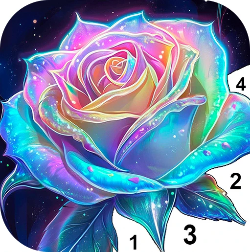 Fantasy Color-Paint By Number