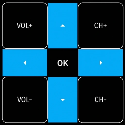 Sharp Smart TV Remote