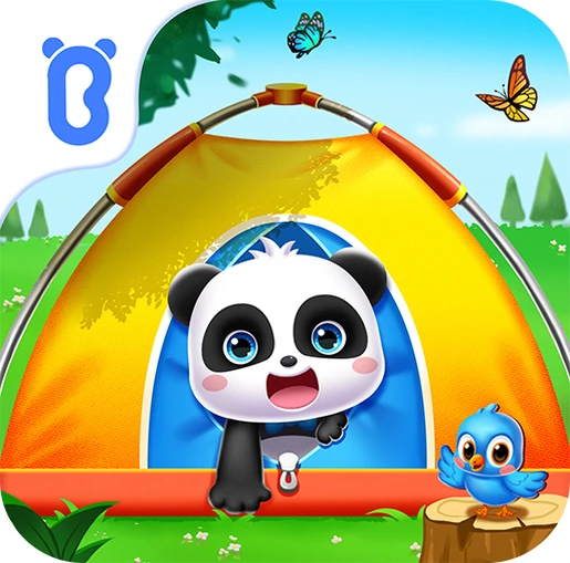 Perjalanan Kamping Panda Kecil