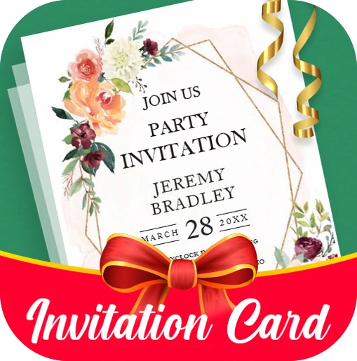 modern undangan kartu pembuat