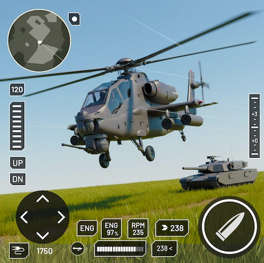 Massive War: Helikopter & Tank