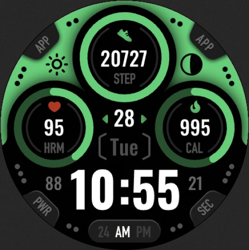 Casual colors: Watch Face