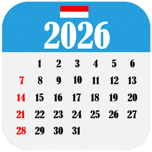 Kalender 2026 - Tanggal Merah