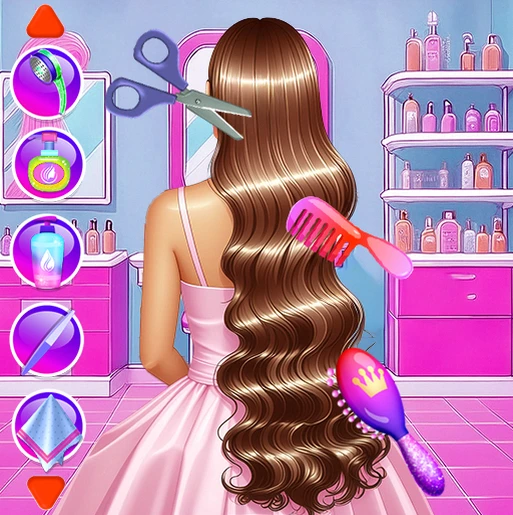 Hair Salon and Dress Up Girl
